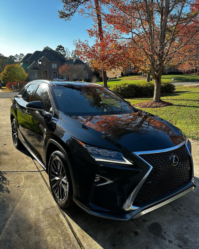 2 step paint correction on a black SUV in Charlotte, NC